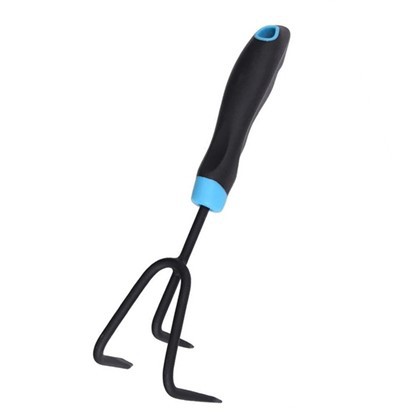 3 Tines Siyah Karbon Çelik El Kültivatörü